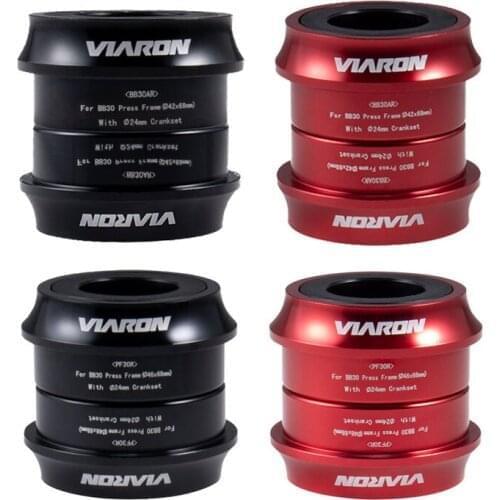 Viaron Mountain Bike Bottom Bracket Aluminum Alloy Crank Pf30/bb30 Press-In Type Bottom Bracket Rotation 24MM