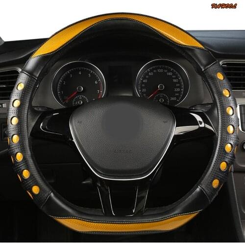 KAHOOL Microfiber Leather Car Steering Wheel Cover For Luxgen U7 U5 U6 M7 V7 S5 S6
