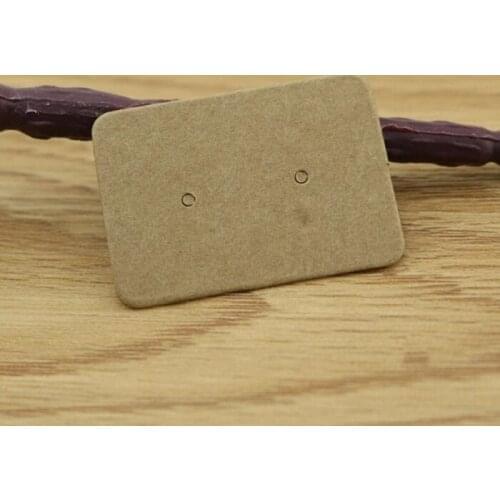 Card Stud Earring Jewelry Display Rack Stand Organizer Holder Hanger showcase DIY craft Prices Label Tags paper 2.5*3.5CM Wh