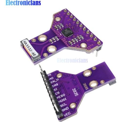 AS3935 Digital Sensor Breakout Board Module SPI I2C Interface Strikes Thunder Rainstorm Storm Distance Detection 2.4V to 5.5V