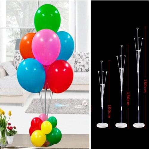 Balloon Column Stand Table Floating Ribbon Wedding Decoration Balloon Accessories Baby Shower Birthday Party Decoration Supplies