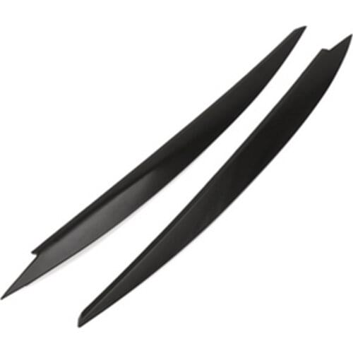 BBQ@FUKA 2pcs Car Headlights Eyebrow Eyelids Trim Cover ABS Chrome Fit for Volkswagen VW Golf 7 MK7 GTI Car Styling 2013-2017