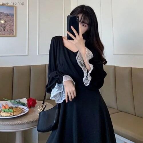 2021 Summer New Style One-piece Long Skirt Fashion Solid Color High Waist Strap High-grade Black Was Thin in the Long Section