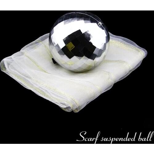 Scarf Hanging Ball Float Magic Tricks Silver Zombie Ball Close Up Stage Magic Props Accessary Magician Magic Funny Mentalism