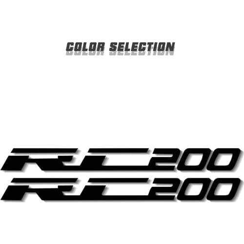 New Motorcycle reflective fuel wheels fairing portable luggage helmet stickers sign decoration Decals For KTM RC200 rc 200