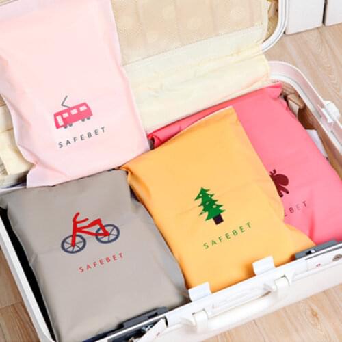 1Pcs Fashion Travel Storage Bags Zipper Organizer For Underwear Socks Shoes Storage Bag Housekeeping Clothes Packing Zipper Bag