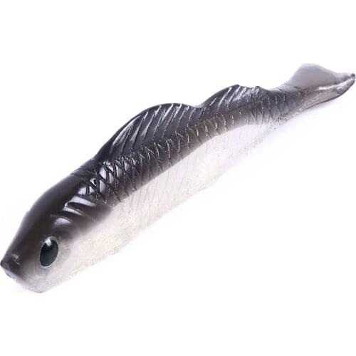 10PCs Soft Rubber Drop Shot Carp Fishing Baits Worms Fish Lure Jig Head Artificial Bait Tail lure Wobblers Fishing Tackle 8cm/2g