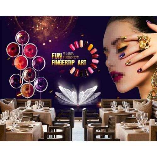 Beibehang 3d wallpaper Mural 3d HD sexy red lips bar nightclub tooling wall papers home decor background wall papel de parede 3d