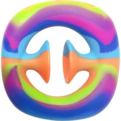 4PCS Color Finger Hand Grip Stress Reliever Toy Stress Autism Anxiety Relief Toys Extrusion Sensory Fidget Reliver Healthy Toy