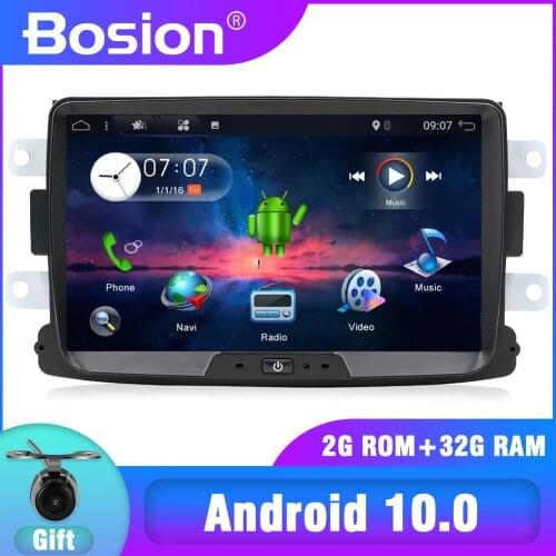 4/8 core Android 10.0 car multimedia GPS For Dacia Sandero Duster Renault Captur Lada Xray 2 Logan 2 Dokker Lodgy 2012-2017 WIFI