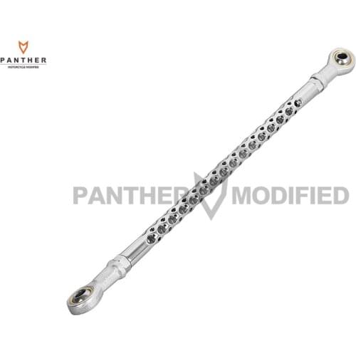 Chrome Motorcycle Round Shift Linkage Rod Moto Shifter Link case for Harley FXS FXST FLST FLHT FLHX 1986-2014