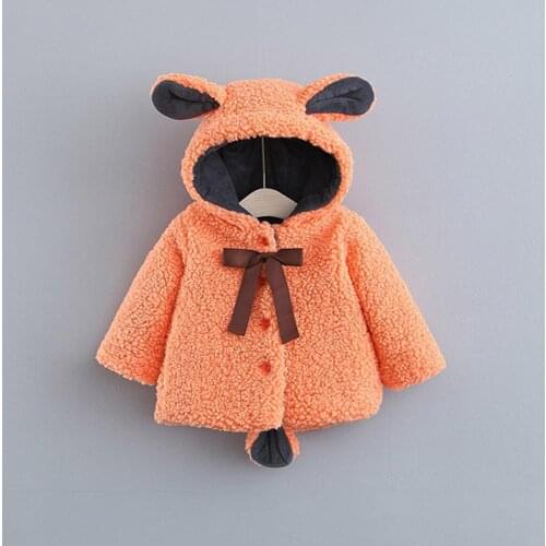 Baby Boy Girl Coats And Jackets Hooded Thicken Warm Plus Velvet Kids Winter Clothes Christmas Infant Outerwear Children Parkas