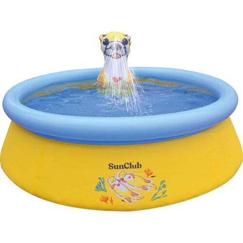 Home Courtyard Cartoons Fountain Childrens Wading Pool Swimming Pool Inflatable Swimming Pool Sliding Sprinkler Water Toy