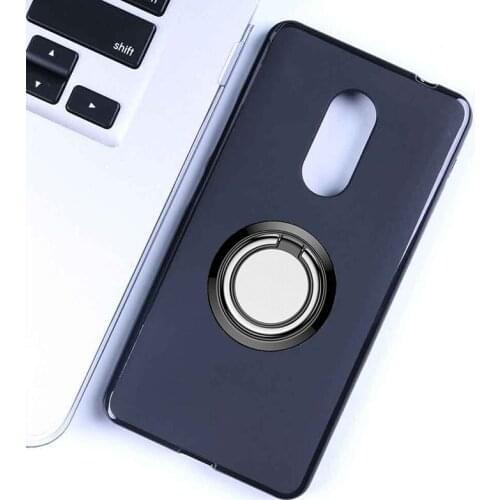 For TP-Link Neffos X1 Lite Back Ring Holder Bracket Phone Case Cover Phone TPU Soft Silicone Cases for TP-Link Neffos X1 Lite