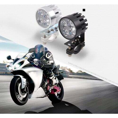 2pcs Motorcycle LED Headlight 12V 20W 2400LM Motor Auxiliary Driving Lamp spotlights Motorbike Headlamp 6500K Bright fog lights