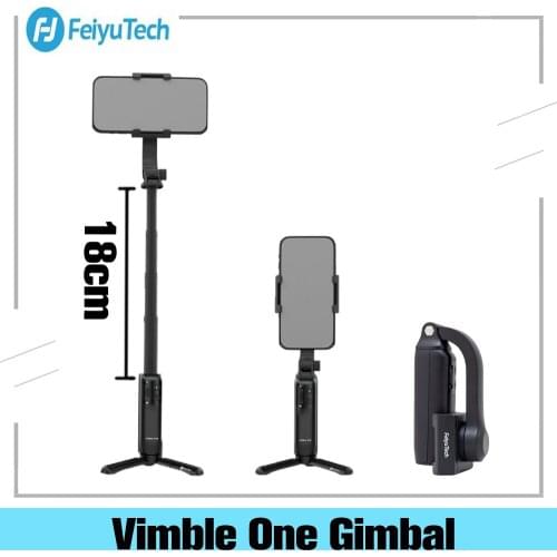 Feiyu Vimble One Extendable & Foldable Smartphone Handheld Gimbal Stabilizer Tripod For Yotube VLOG Video TikTok Live Streaming