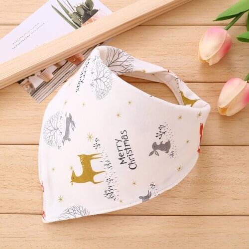 Cotton Bandana Bibs Baby Soft Adjustable Babador Feeding Smock Infant Burp Cloths Cartoon Saliva Towel Baby Eating Accessories