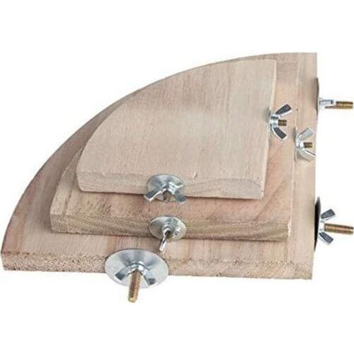 Hamster Pet Parrot Wood Stand Rack Toy Hamster Station Board Branch Perches For Bird Cage Small Animals Rat Toys