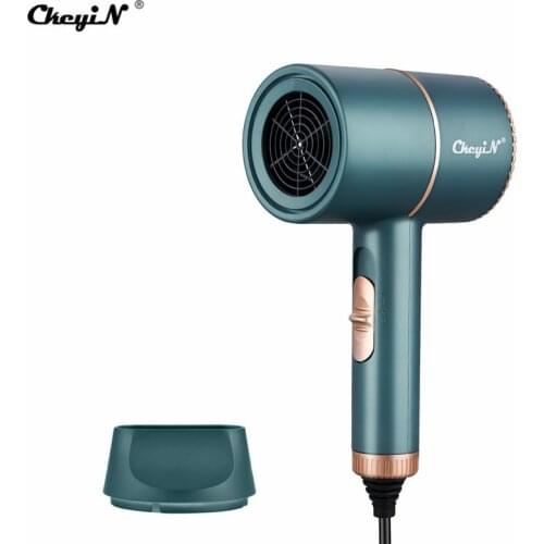 CkeyiN Mini Hair Dryer 2000W Blower Professional Hammer Negative Ion Blow Dryers Salon Sytling Tool Hairdryer Diffuser EU Plug