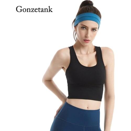 New Womens Sexy Lingerie Running Sports Underwear Gathered Shockproof High-intensity Sports Leisure Bra Yoga Bra Crop Top