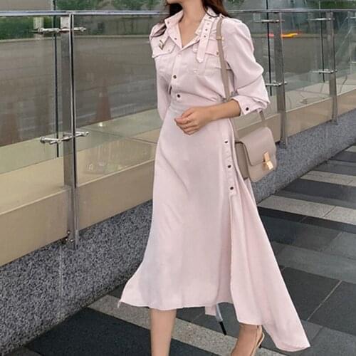 New arrival fashion comfortable long formal dress temperamental high quality solid vintage elegant cute wild asymmetrical dress