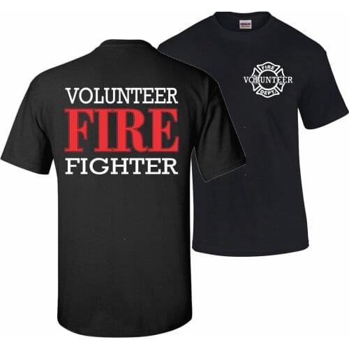 Firefighter Volunteer Fire Rescue Line Department Tshirt T Shirt
