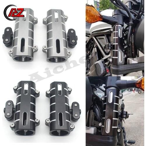 ACZ Front Fork Shock Absorber Cover Dust Proof Sleeve Protector for HONDA REBEL 250 REBEL300 REBEL500 2017-2020
