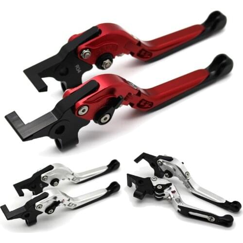 With logo Motorcycle Frame Ornamental Foldable Brake Handle Extendable Clutch Lever For YAMAHA FJR 1300 2003