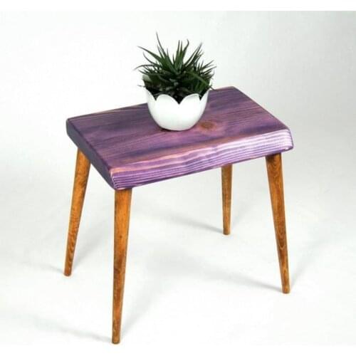 Modern Natural Wood Solid Billet Side Coffee table coffe table