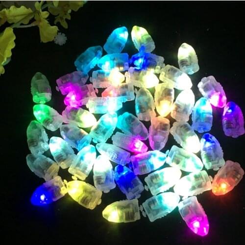 100pcs/lot LED Flash Lamps Balloon Lights for Paper Lantern Balloons White Yellow or Multicolor Wedding Party Decoration