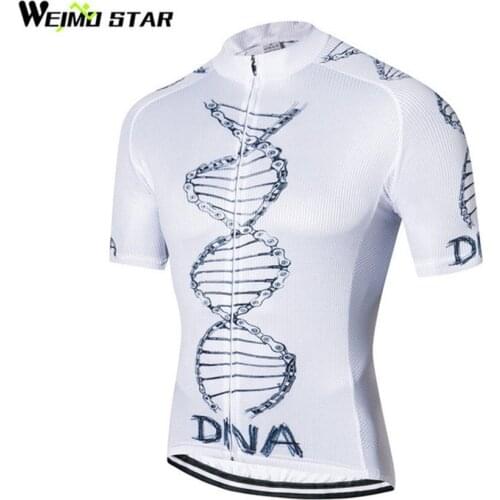 Weimostar Pro Team Cycling Jersey Men Short Sleeve mtb Jersey DNA Shirt Bicycle Clothing Ropa Ciclismo Tops