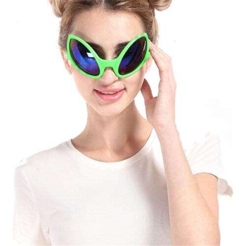 Funny Alien Costume Mask Novelty Beach Sunglasses Halloween Party Favors Photo Props Supplies Kids Adult Toy