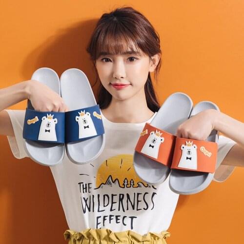 Japanese slipper girl wear thick bottom antiskid home outdoor two dimensional couple summer slipper student