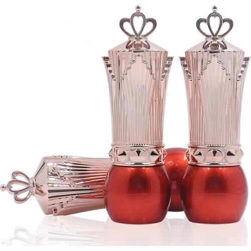 Gold Red Crown Palace Empty Lipstick Tubes Case Luxury Make up Containers Packaging 12.1mm Diameter Top Quality 200pcs/lot