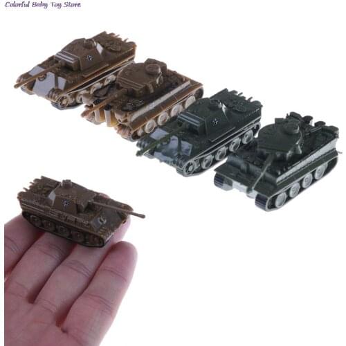1PCS/Set 1:144 Scale Finished Model Toy 4D Sand Table Plastic Tiger Tanks World War II Germany Panther Tank