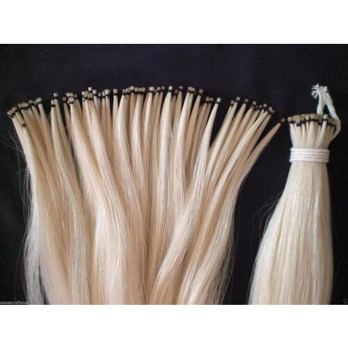 10 Hanks best quality Violin Bow Hair 78cm, 6 grams each hank