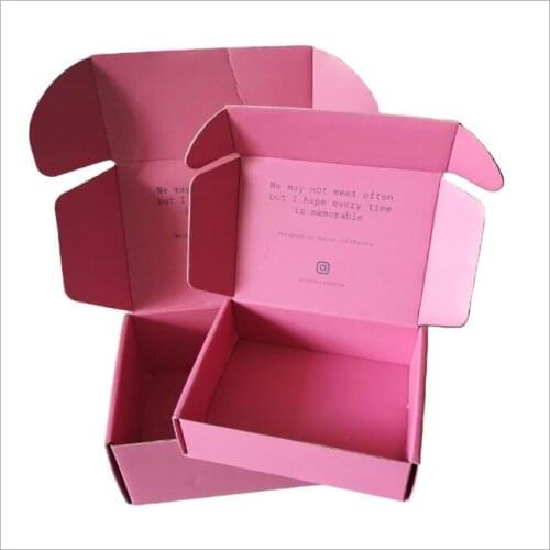 1000pcs customized size printing logo gift box Festival Party 3-layer corrugated box storage display carton supports