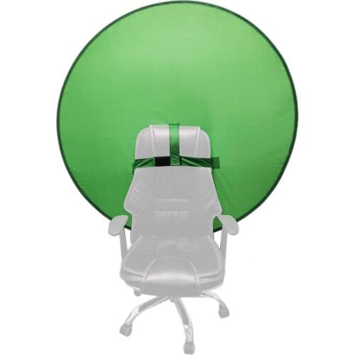 142cm Green Screen Photography Props Portable Chroma Key Background Cloth Photos For YouTube Video Studio 19.69*3.94*0.59in Hot