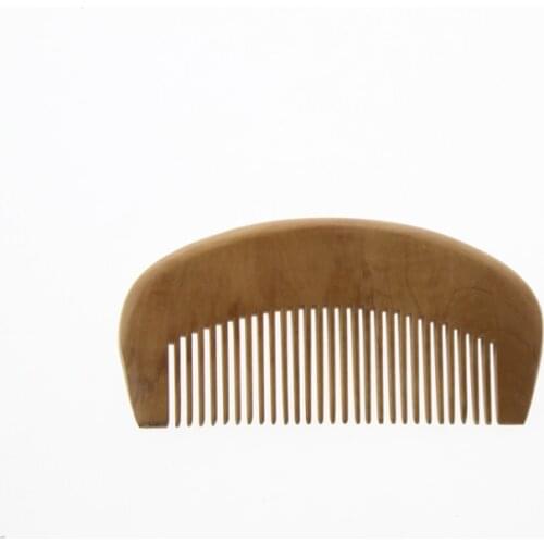 2pcs 10.7*5.3*1cm Nature Color Wooden Travel Pocket Men Boy Kids Professional Flat Hair Brush And Comb Set Kit