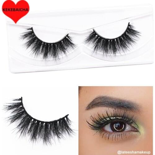 3D Lashes Mink Lashes Ultra-wispy Lashes Lightweight Cruelty Free False Eyelashes Miami Natural lash-line Mink Eyelashes Makeup