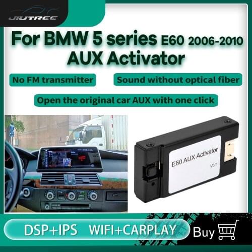Suitable For BMW 5 Series E60 E61 E63 E64 2006 2007 2008 2009 2010 Android 10 Car Radio Stereo Multimedia Player AUX Activator