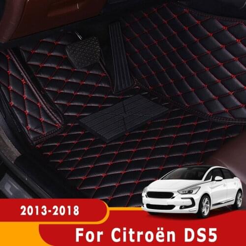 For Citroën Citroen Citro_n DS5 2018 2017 2016 2015 2014 2013 Car Floor Mats Auto Accessories Styling Carpet Foot Pads