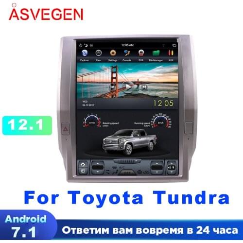 12.1" Android 9.0 Car Multimedia Player For Toyota Tundra 2012-2018 With 4+32G NAVI Radio Stereo GPS Navigation Auto Stereo