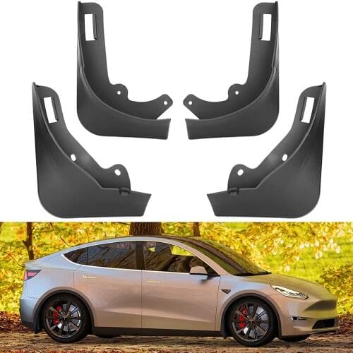 For Tesla Model Y 2021 Car Mudflaps Mud Flaps Splash Guards Mudguards Mud Flap Front Rear Fender Protector 4PCS/Set