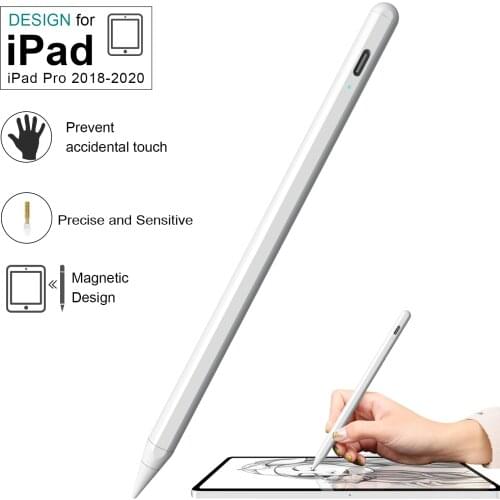 For iPad Pencil Apple Pen Stylus for Apple Pencil 2 1 for iPad Air 4 10.9 Pro 11 12.9 2020 Air 3 10.5 2019 10.2 Mini 5 Touch Pen