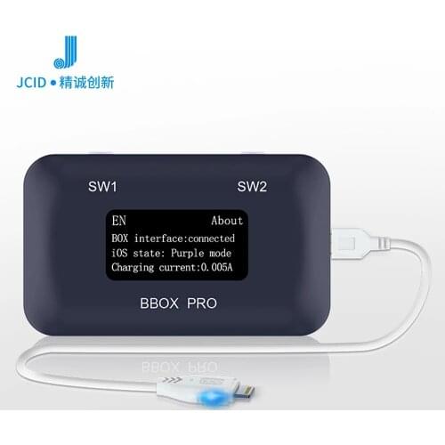 JC B-BOX C3 DFU Box Window DCSD Cable for IOS A7-A11 One Key Purple Mode For IPhone & IPad Modify Syscfg Data Read Write