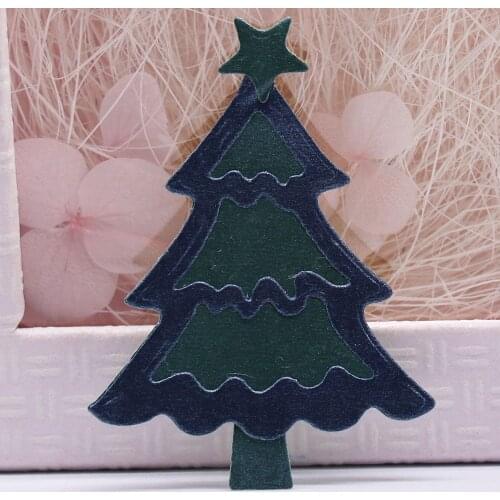 LC809 Christmas Tree Metal Cutting Dies Scrapbooking Album Navidad Cards Making Craft Embossing Stencil Slimline Dies New2020