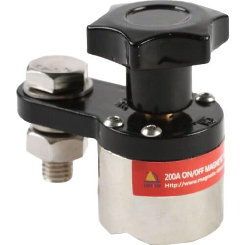 Magnetic Welding Ground Clamp Rare Earth Switchable Magnet Welding Holder 200A Magnetic Connector