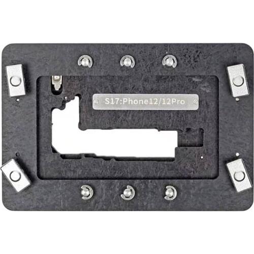 MJ S17 Motherboard Positioning Rework Jig Fixture PCB Locking BGA Soldering Platform For IPhone 12 12Pro Soldering Repair Tools
