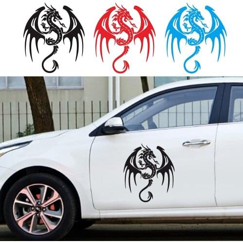 Fashion dragon totem car sticker decorative front cover side door window motorcycle interesting vinyl sticker auto parts